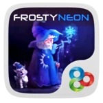 frosty neon launcher android application logo